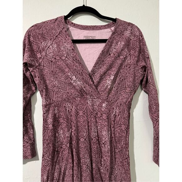 Patagonia Metairie wrap dress long sleeve S - Picture 6 of 6